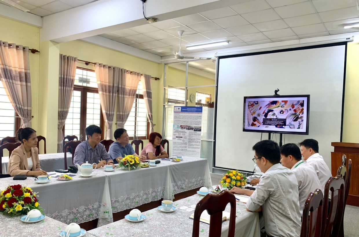 The United State Embassy in Cambodia paid a visit to DRAGON-Mekong Institute