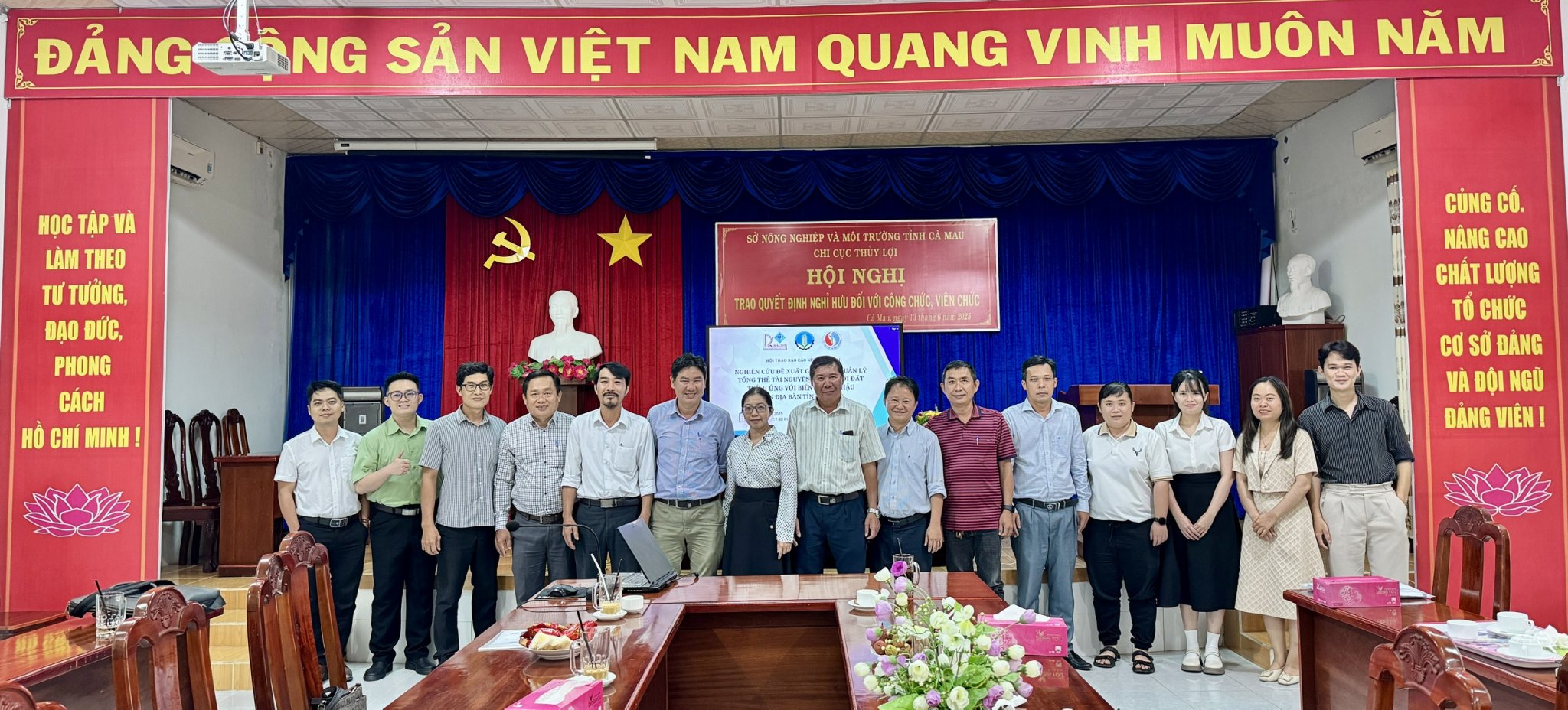 HỘI THẢO KHOA HỌC LẦN THỨ HAI VỀ QUẢN LÝ TỔNG THỂ NGUỒN NƯỚC DƯỚI ĐẤT THÍCH ỨNG VỚI BIẾN ĐỔI KHÍ HẬU TẠI TỈNH CÀ MAU
